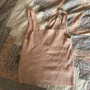 Zara cream colored tank top NWOT